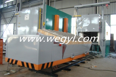 可倾斜式台车炉